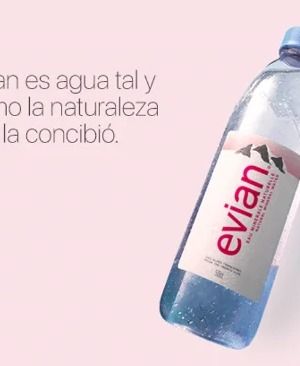 Agua Natural Evian 355 ml