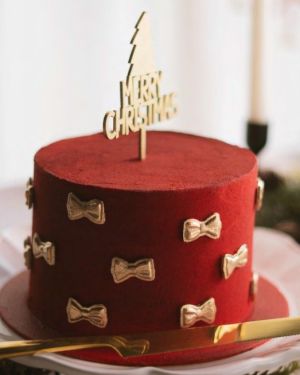 Pastel de Chocolate Navideño